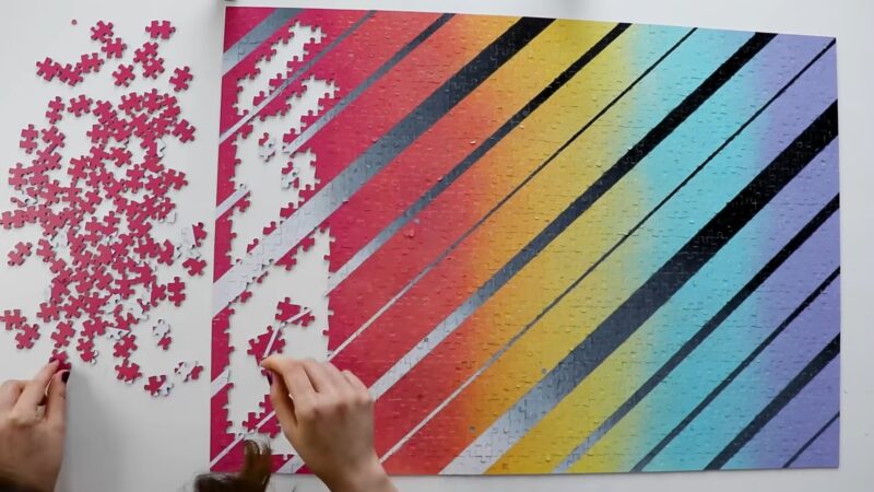 How to Spray Paint a Jigsaw Puzzle